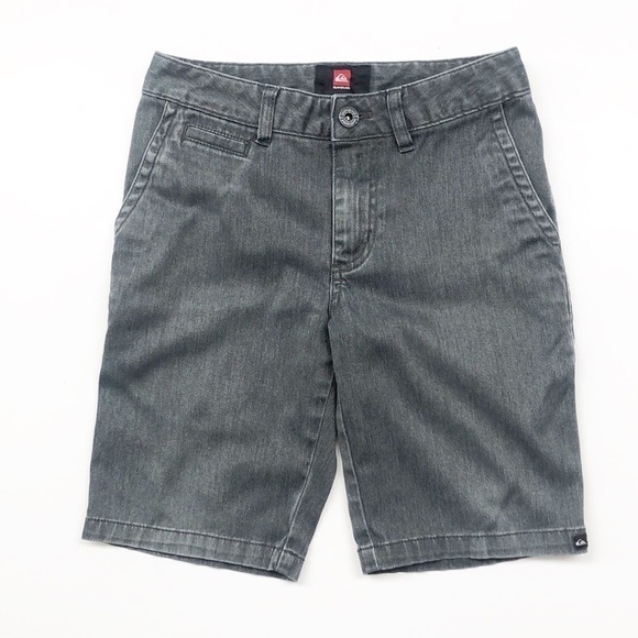 Quiksilver gray boys flat front shorts - Picture 1 of 4